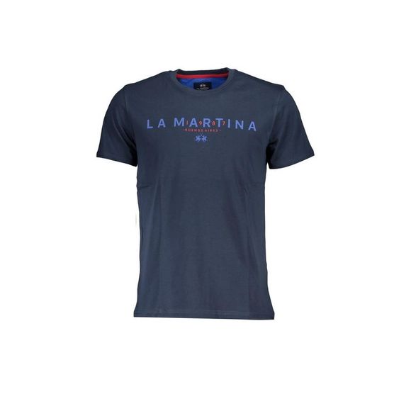 La Martina Azzurro Cotton Men T-Shirt